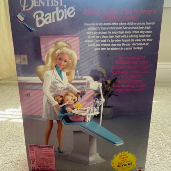 Set of 4 Dentist Barbies and 1 Tooth Fairy Barbie - Picture 9 of 10
